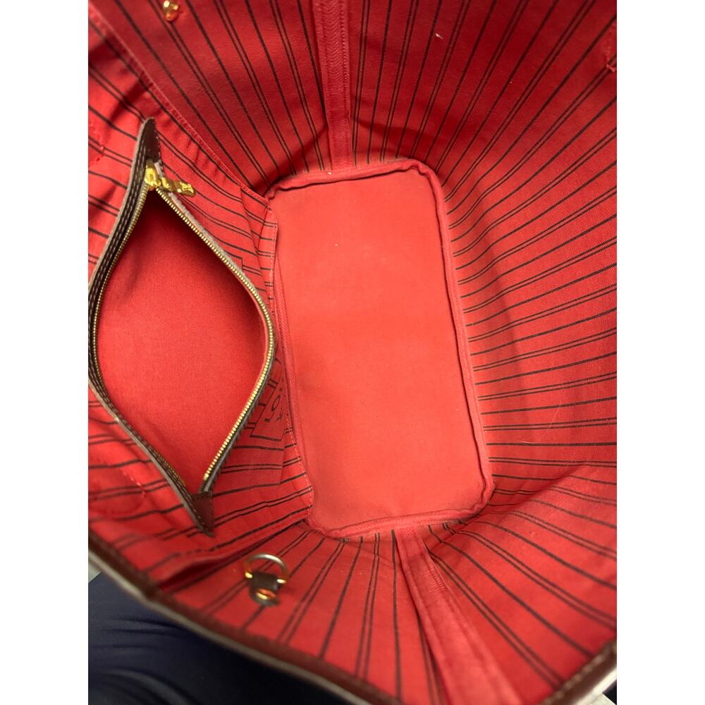 💎✨DISCONTINUED ✨💎 Authentic Louis Vuitton Neverfull MM Damier Ebene - Picture 9 of 9